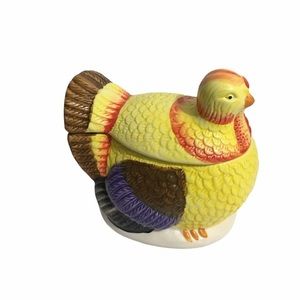 Kitchen Worthy Thanksgiving Ceramic Candy Dish